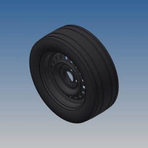 Reservewiel 195/50R13C Black Edition