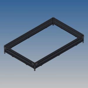 Opzetbordenset 30 cm Black Edition met spansluiting
