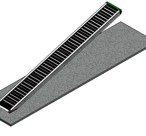 Baseline SARIS Safety oprijplaat Lang (2,5 m - 1400 kg)