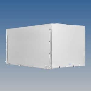 Huif (150 cm, lichtgrijs) - 4-zijden te openen