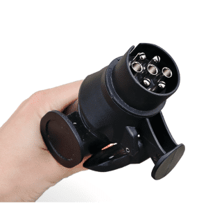 Mini-adapter 7-polig (trekkend voertuig) naar stekker 13-polig (aanhanger)