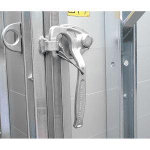 Extra hefsluiting op deur