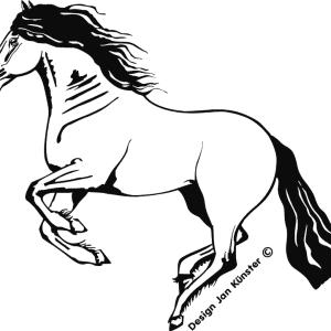 Motief Fries (369x325 mm) antraciet incl. sierlijst