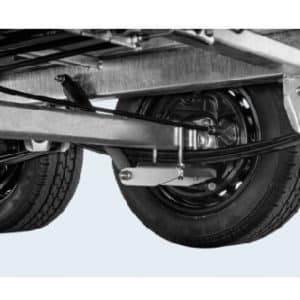 Meerprijs parabolic 2x1800kg assen (t.o.v. rubbergeveerde assen 2x1800kg) *alleen mogelijk op 3500kg