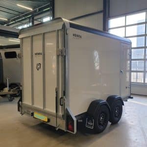 Klep/deur systeem *niet geschikt voor voertuigen met hoge puntbelasting (zie verzwaarde oprijklep)