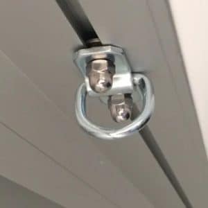 Schuifogen t.b.v.aluminium profielen in het dak (6st.) (extra bindvoorziening)