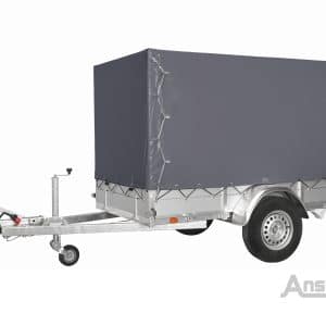 Huif met geraamte BSX antraciet 205x120x150
