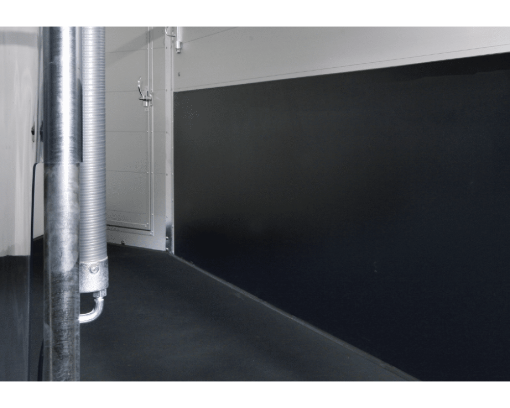 Opstapbescherming opzij, kunststof (zwart)