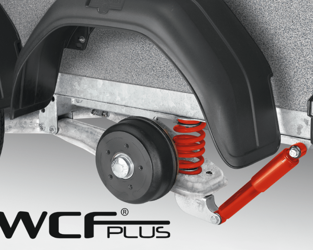 Verlaagde WCF chassis met wielschokbreker