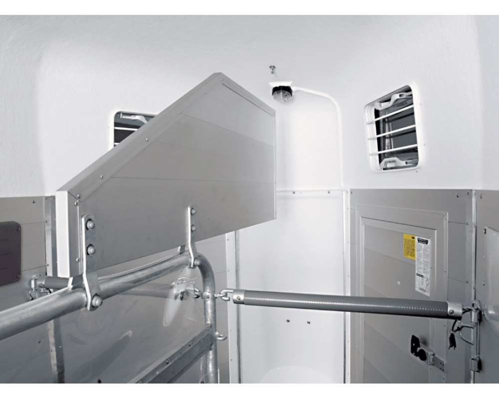 kopscheidingswand alu op pvc scheidingswand